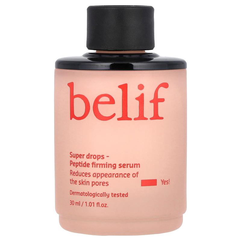 belif,超级滴剂,肽紧雅精华,1.01 液量盎司(30 毫升)