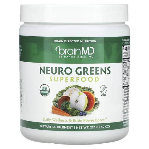 BrainMD,Neuro Greens Superfood，7.9 盎司（225 克）