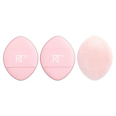 Real Techniques,Mini Miracle Powder Puff Trio, 3 Pack