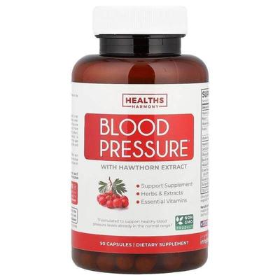 Healths Harmony,Blood Pressure with Hawthorn Extract，90 粒