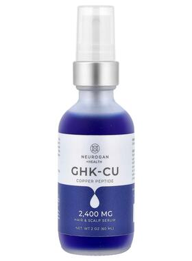 Neurogan Health,GHK-CU Copper Peptide, Hair & Scalp Serum, 2