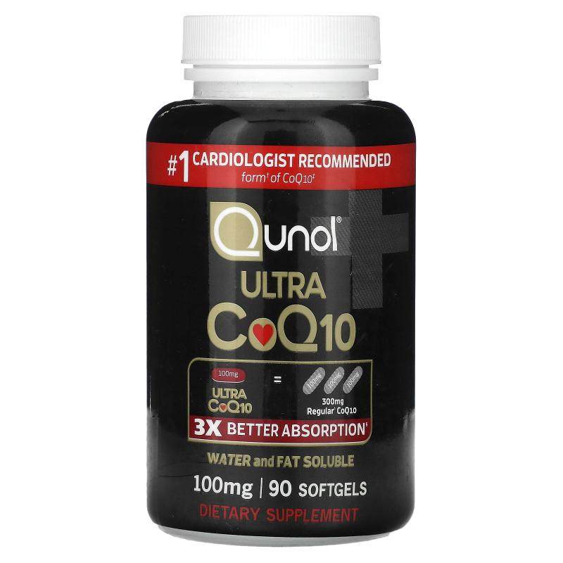Qunol,Ultra CoQ10，100 毫克，90 粒软胶囊