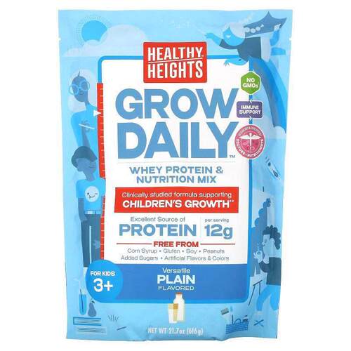 Healthy Heights,每日成长，乳清蛋白和营养