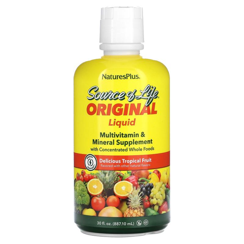 NaturesPlus,Source of Life 生命之源,液体复合维生素和矿物质&
