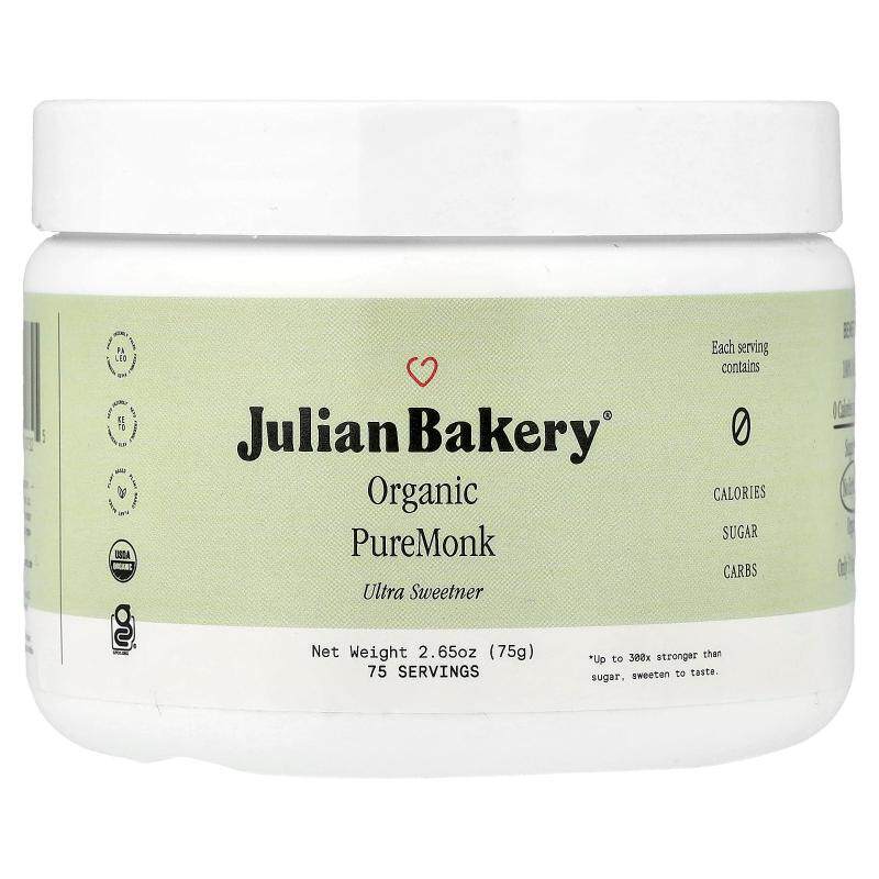 Julian Bakery,有机全罗汉果良好甜味剂，2.65 盎司（75 克）