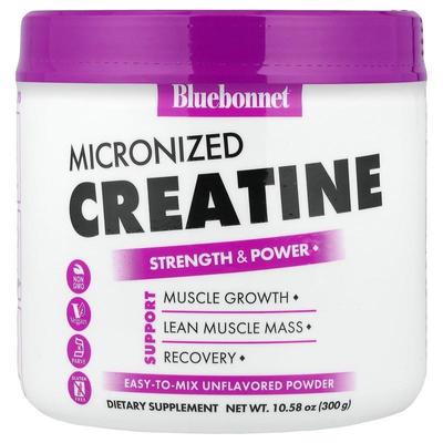 Bluebonnet Nutrition,微粒化肌酸粉，原味，10.58 盎司（300 克