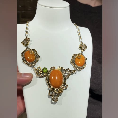 【娜塔莎甄选】27老蜡项链