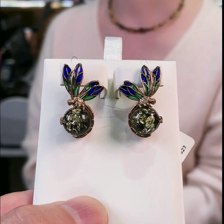 花珀耳饰,珠宝/钻石/翡翠,颈饰,淘宝优惠券,粉丝福利购,淘宝优惠卷