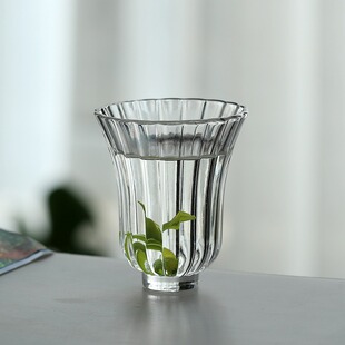 日式透明玻璃茶杯 手工水晶耐热花瓣琉璃杯 白酒杯闻香杯