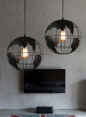 Retro Creative Art Cafe Lamp Restaurant American Rural Indu