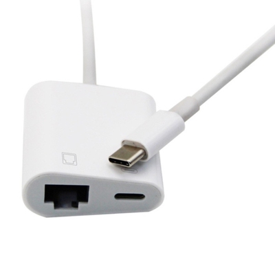 Commonly Used Type-C Ethernet Adapter PD 60W Network Card Gi