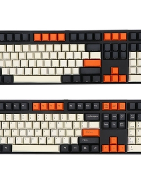 108Keys Full Set Customized PBT Dye Subbed Keycap Big Carbon