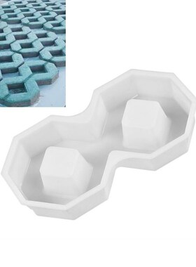 DIY Square Garden Path Concrete Plastic Brick Mold Paving Pr