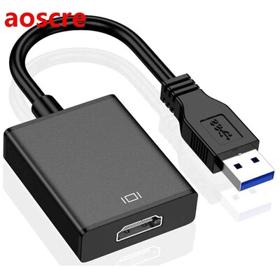 USB 3.0/2.0 1080P Video Graphics Cable Converter with Audio