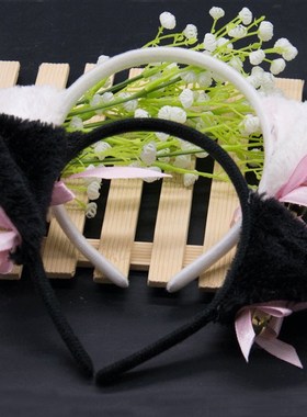 Women Sweet Cat Ears Headband Anime Accessories Party Club