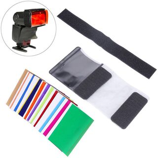 12pcs Colors card for Strobist Flash Gel Filter Color Balanc