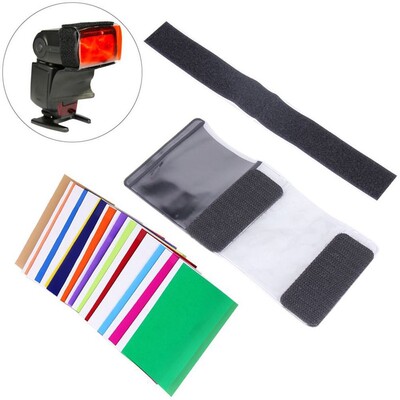 12pcs Colors card for Strobist Flash Gel Filter Color Balanc