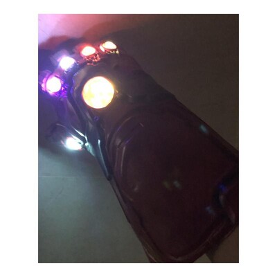 11 Iron Man Gauntlet LED Light Tony Stark Thanos Cosplay La