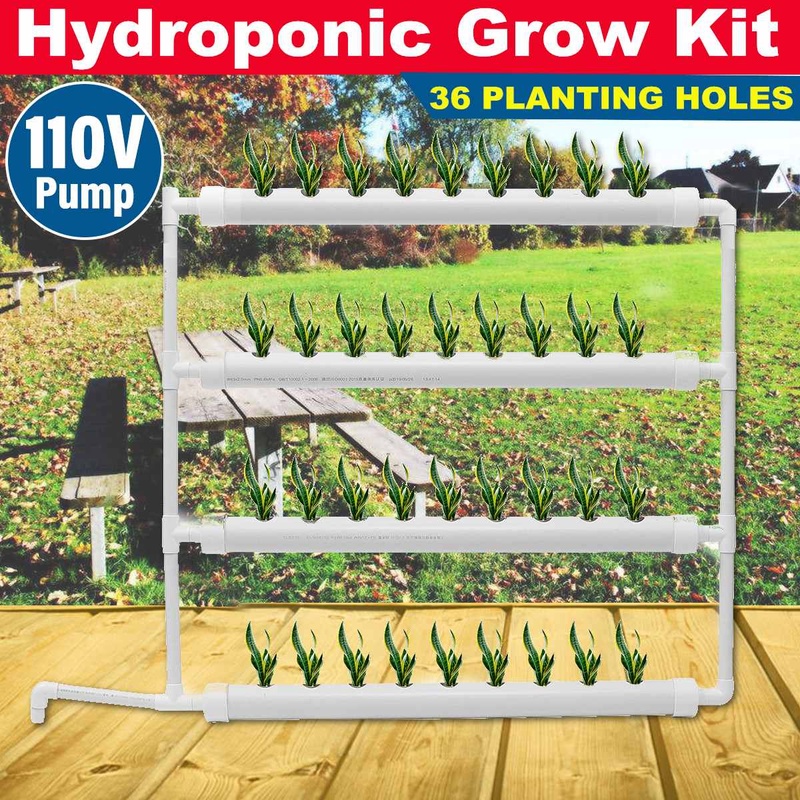 Hydroponic Site Grow Kit 36 Planting Sites Garden Plant Syst