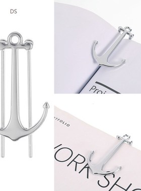 Anchor Bookmarks Creative Bookmark Metal Page Holder for Stu