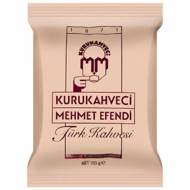 Turkish Coffee Kurukahveci Mehmet Efendi Set of 3 x100 Gr Sa