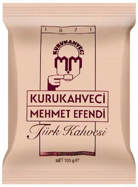 Turkish Coffee Kurukahveci Mehmet Efendi Set of 3 x100 Gr Sa