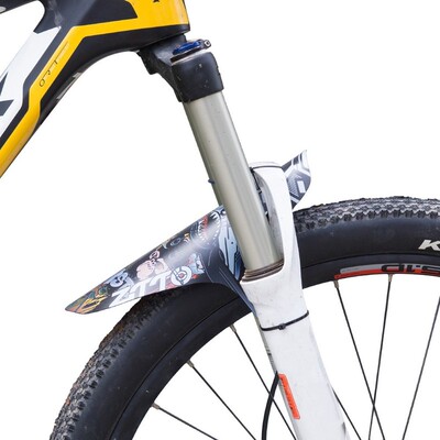 1pc Removable niversal Bicycle Fenders Plastic Colorful Fron