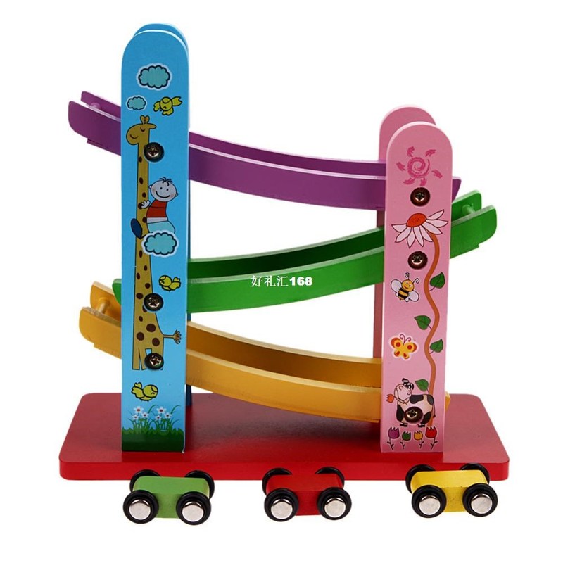 Trolley Track Kids Children Classic Toys Slippery Car Color