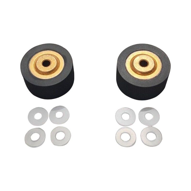 2pcs 12x12x6mm metal pinch roller belt pulley for revex cass