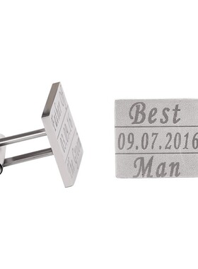 Custom French shirt cuff links for men and women, DIY latti