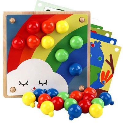 Button Art Toy for Toddlers Toddler Activities Crafts Color