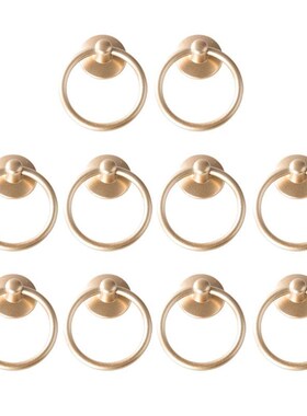 10 Pack Cabinet Knob Cupboard Drawer Pull Handle Dresser Rin