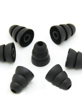 6pcs/3pairs Three Layer Silicone In Ear Earphone Covers Cap