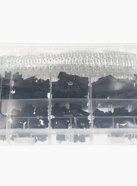 560pcs SM 2.54MM Pin Black Way Cable Plug Electrical Dupont