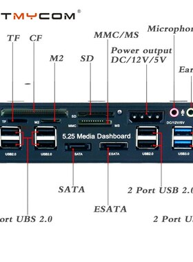 For SD MS CF TF M2 MMC Memory Card USB 3.0 Hub Multi-Functio