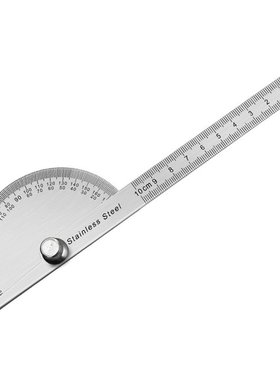 180 Degree Protractor Metal Angle Finder Goniometer Angle Ru