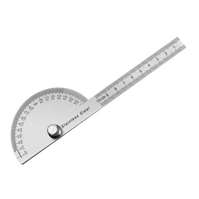 180 Degree Protractor Metal Angle Finder Goniometer Angle Ru
