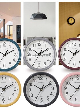 Minimalist Small Wall Clocks With Frame ransparent Plastic C