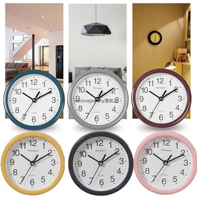 Minimalist Small Wall Clocks With Frame ransparent Plastic C