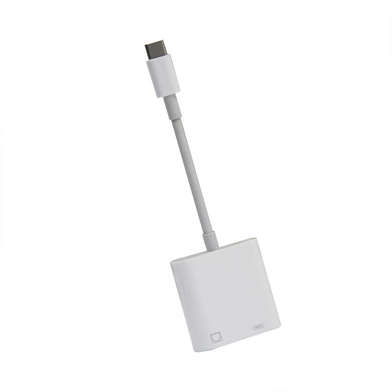 Type C OTG Ethernet Adapter USB C To RJ45 Ethernet LAN Wire