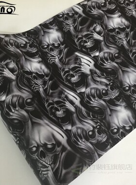 ORINO Car Wrap Graffiti Skull Sticker Camo Sticker Bomb Vin