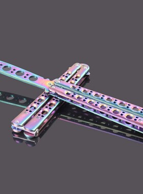 Folding Knife Balisong Trainer Training Stainless-Steel Prac