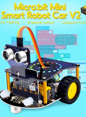 estudio Mini Smart Micro Bit Robot  V2.0 for Microbit Robot