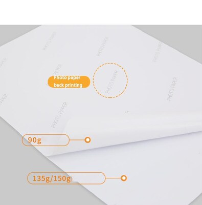 135g / 150g High Gloss Photo Paper A4 Inkjet Printing Photo