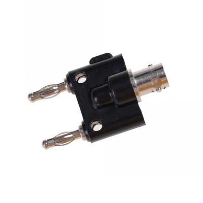 Adapter 4mm Banana Plug  Female Jack To Two Dual Male Connec