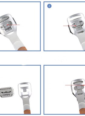 Shavers Razor-Tool Handle Pedicure Foot-Callus-Shaver Hard-S