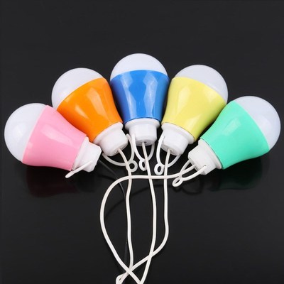 Colorful PVC 5V 5W USB Bulb Light portable Lamp LED 5730 for