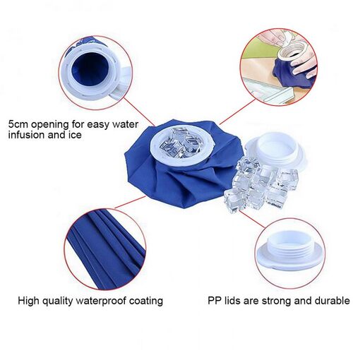 1pcs Sport Injury Ice Bag Reusable Heat Cold Cooler Pack Fo