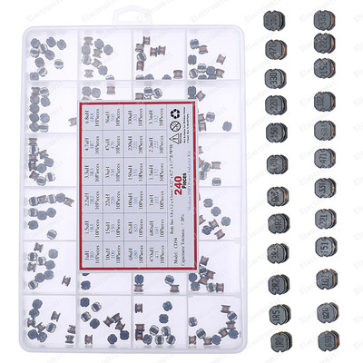 240pcs 24value CD54 SMD Power Inductance Box kit 2.2/3.3/4.7