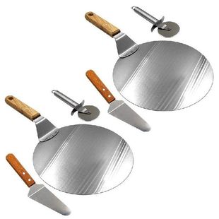 Inch Peel Metal Round Steel Stainless Pizza